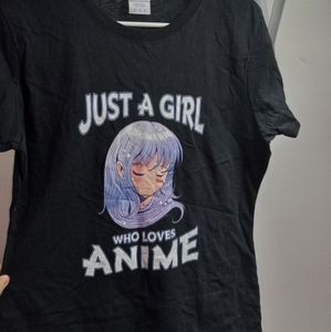 Just A Girl Who Loves Anime (Port & Company Tee)